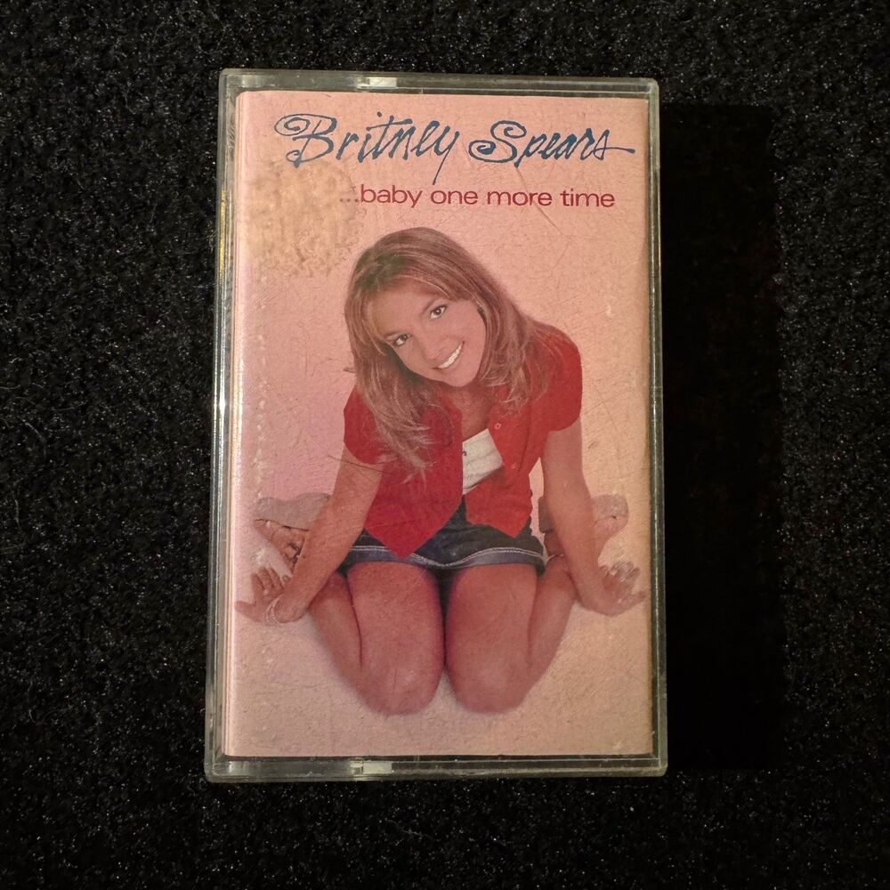 Britney Spears Baby One More Time Cassette Tape 1999 Pop Tested & Working